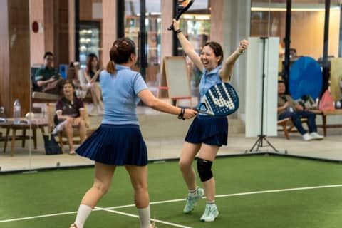Winners celebrating at SV Cup Vol. 3 padel tournament — RG Sports